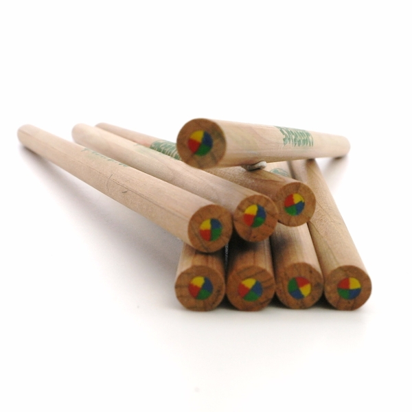 Rainbow pencil, round - 100% FSC